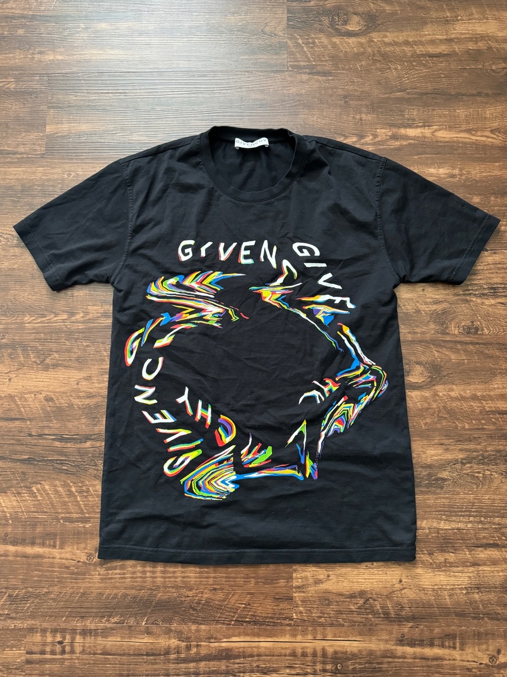 Givenchy Mirage / Glitch Logo Unisex T-Shirt - Picture 2 of 7